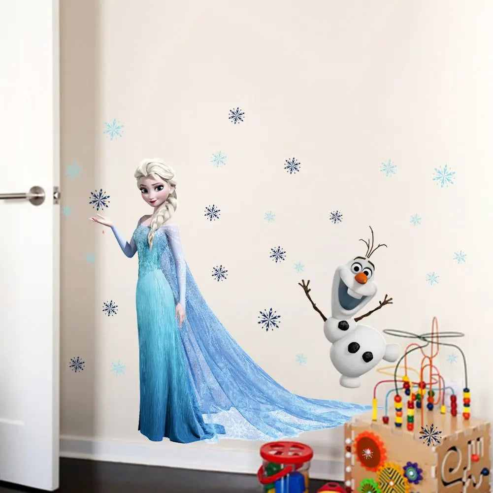  vous êtes un amateur de Disney et de l'univers enneigé de Frozen, Émerveillez votre enfant avec nos stickers muraux Reine des Neiges